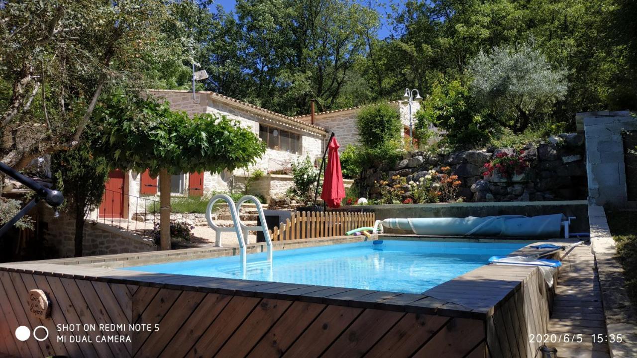 Saint-Martin-de-BrômesL'Establoun公寓 外观 照片