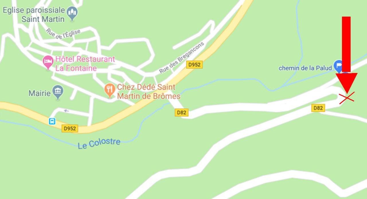 Saint-Martin-de-BrômesL'Establoun公寓 外观 照片
